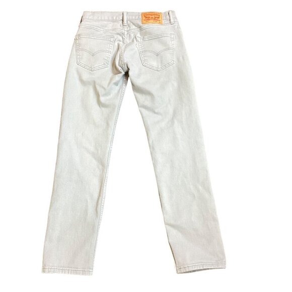 Levi's 511 Jeans Light Gray Straight Slim 5-Pocket 29x32 (*30x30) #206M - Picture 5 of 11